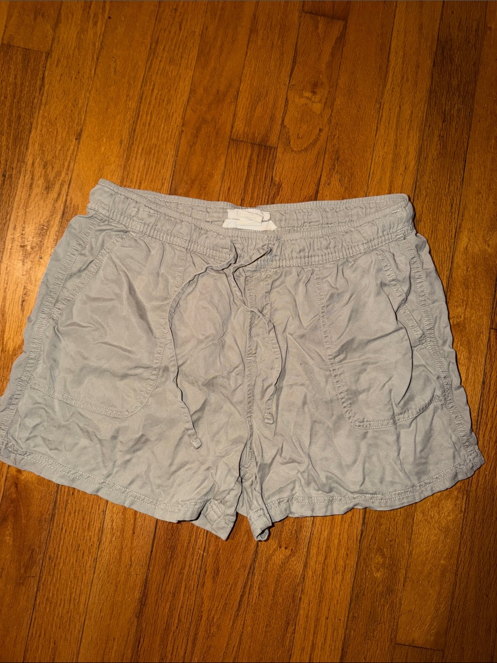 Khaki Women's Drawstring Casual Shorts size medium